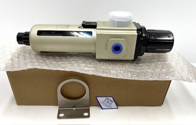 NEW Airtac GFR300-08 ASWT Air Pressure Regulator - 40 micron - 1/4" NPT Ports