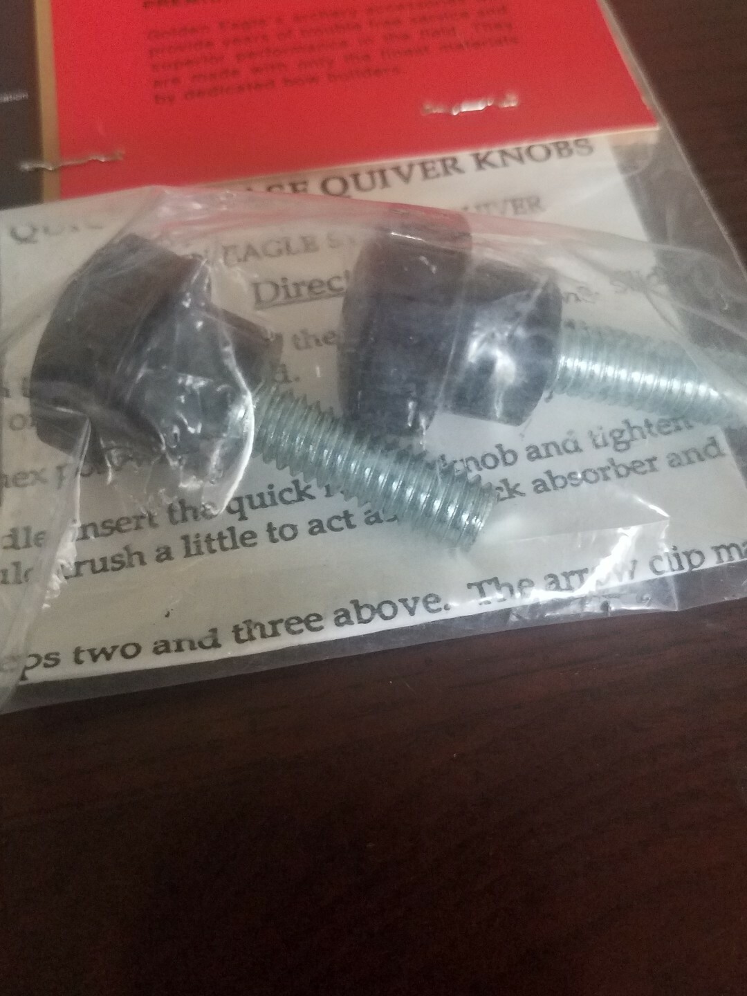 Golden Eagle Premium Archery Accessories Sys Quiver Knob 2PK