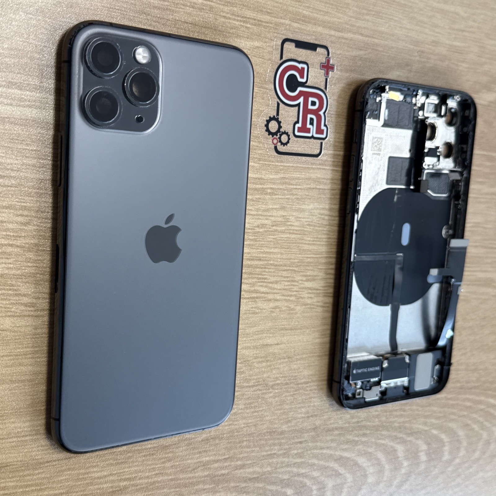 iPhone 11 Pro Back Housing Replacement Space Gray OEM W Small Parts Grade AB
