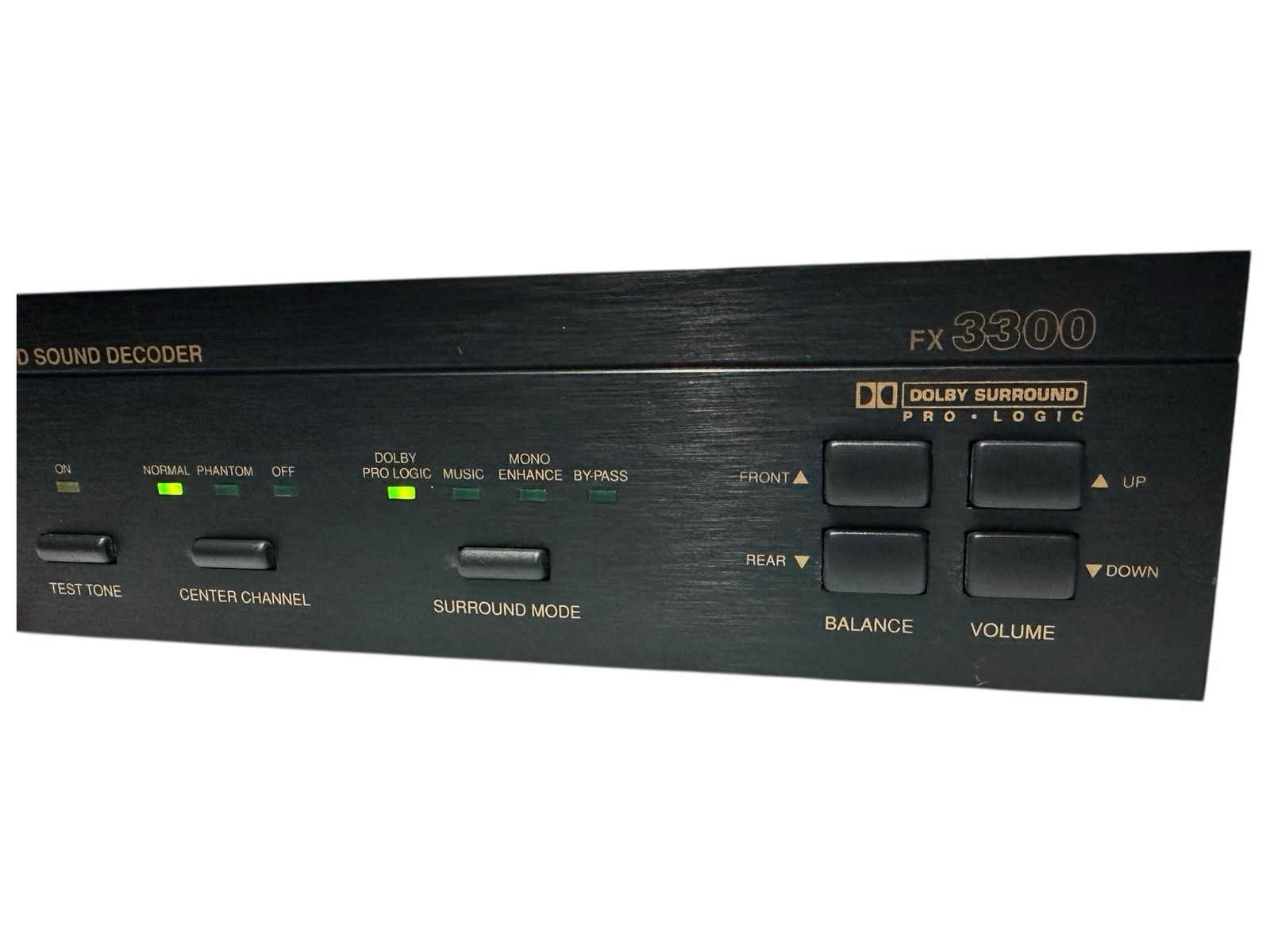Paramount Pictures Theater FX3300 AV SURROUND SOUND DECODER (NO REMOTE) UNTESTED
