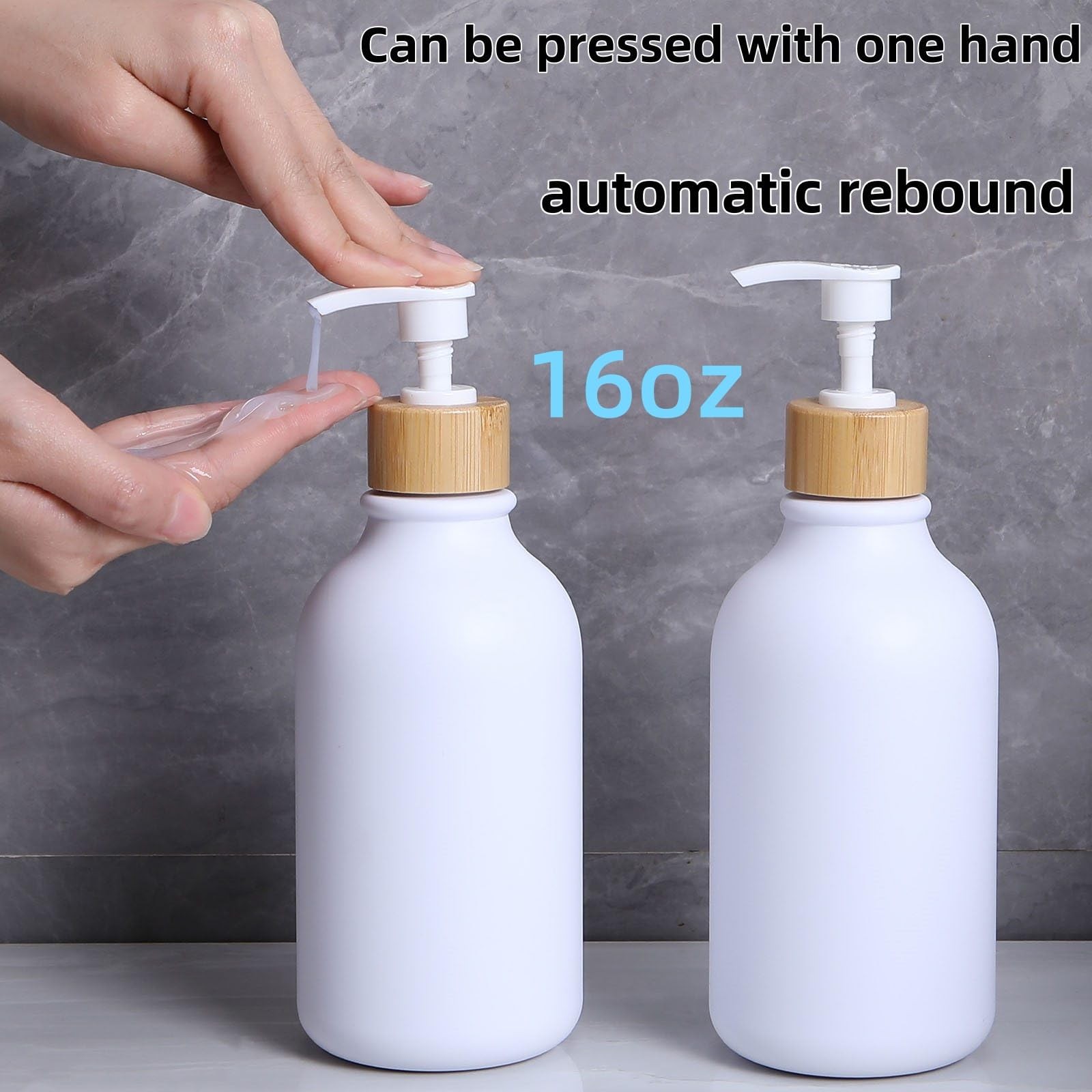 Matte White Bathroom Accessories Set 7 Pcs,Bamboo Bathroom Accessories Sets,W...