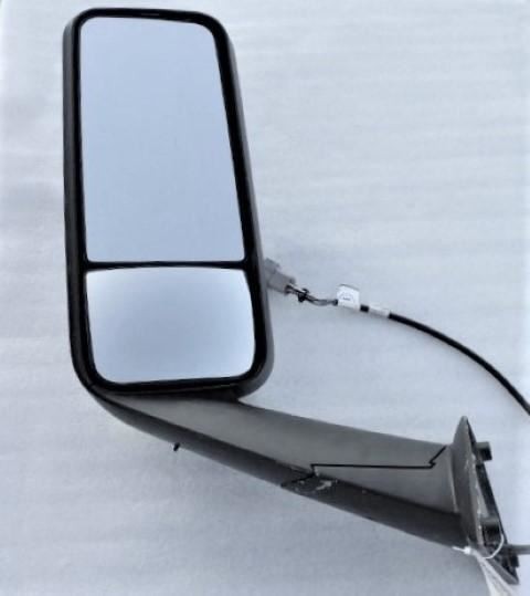 Used Freightliner Cascadia P4 OEM LH Chrome Door Mirror - P/N  A22-78606-002