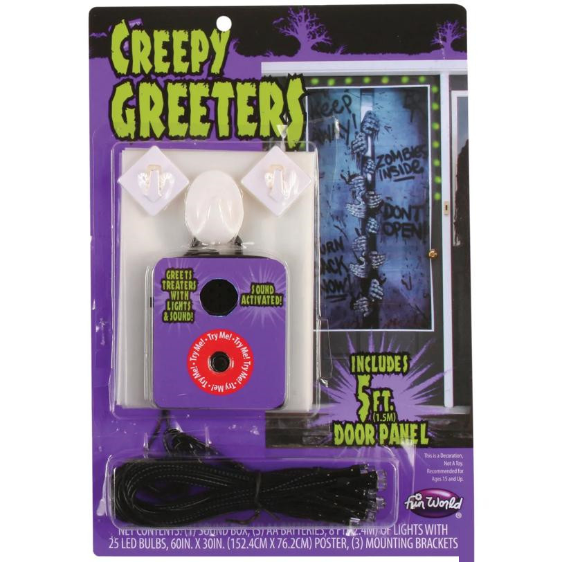 Zombie/Creepy Greeter Door Cover - Fun World