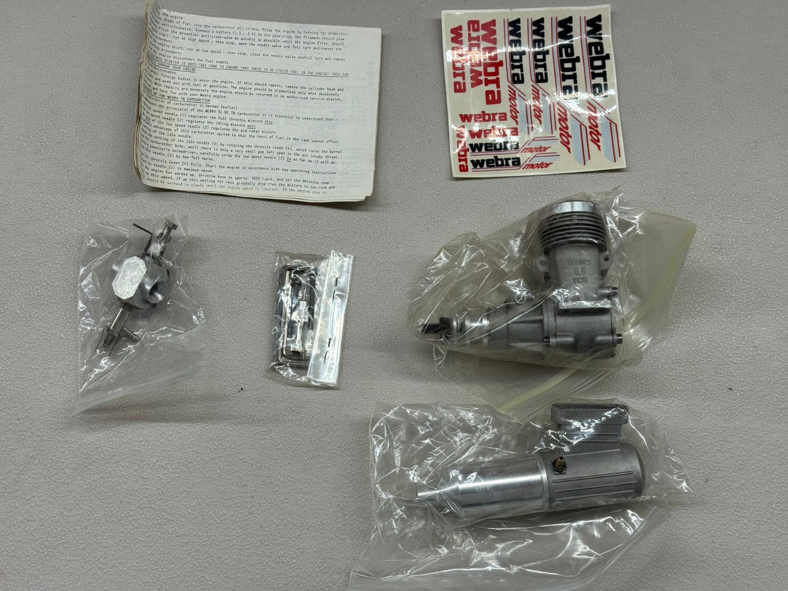 Webra 40 6,5 ccm RC Airplane Engine