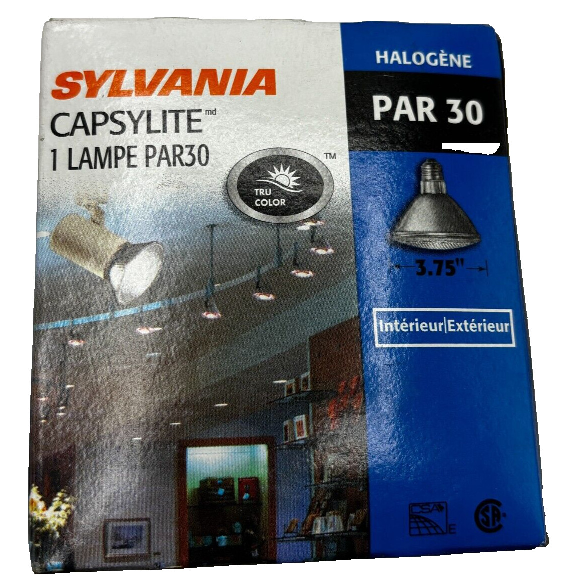LOT OF 3 SYLVANIA CAPSYLITE 50PAR30/CAP/SPL/FL40 LIGHT LAMP BULB PAR30 130V50W🔔