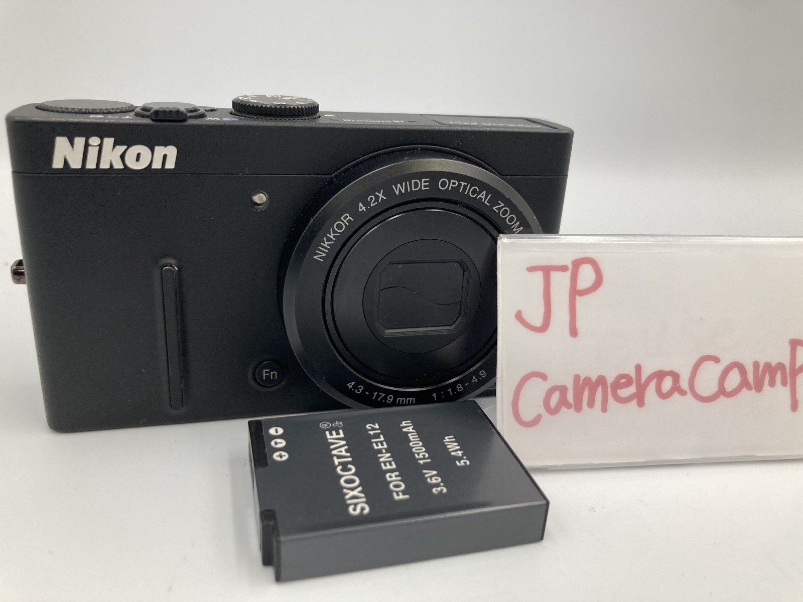 Excellent Nikon Coolpix P310 black Compact Digital Camera 16.1MP 0388