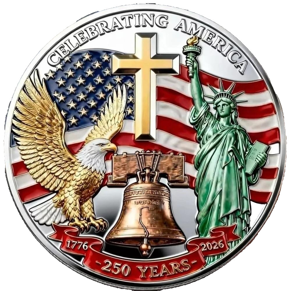 Celebrating America 250 Years Of Freedom 1776-2026 United States Of America Coin