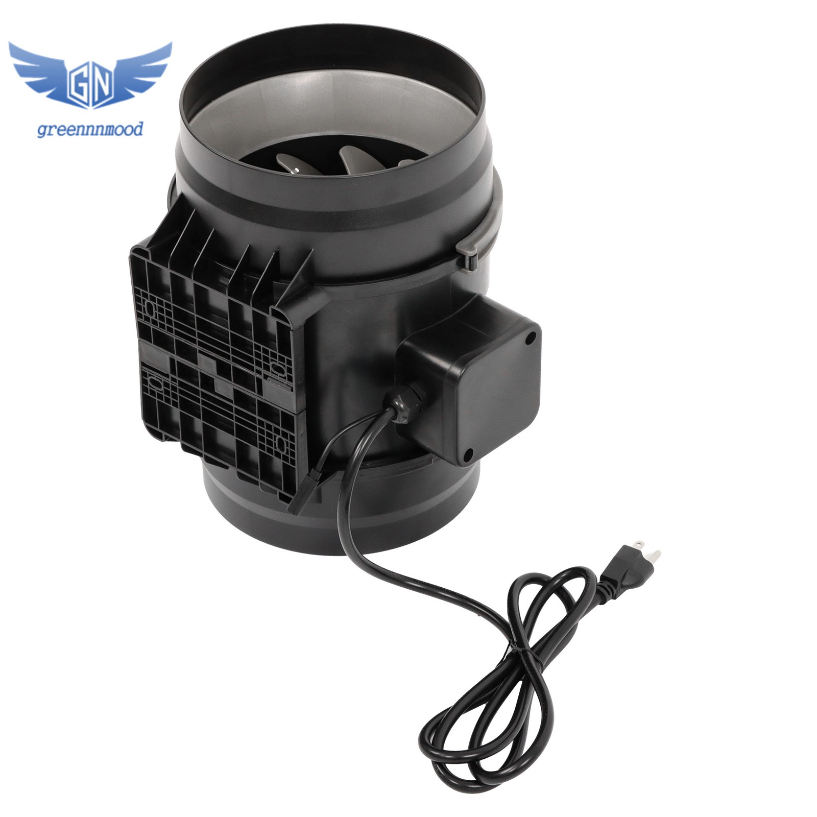 Inline Duct Fan, 8-Inch 807 CFM with Temperature Humidity Controller EC-Motor