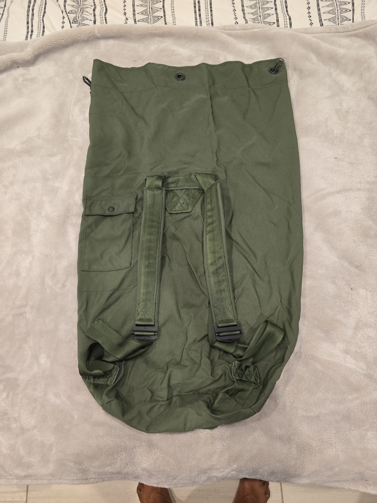 Military Duffle Bag Rucksack Nylon TOP LOAD Air Force  Duffel Backpack