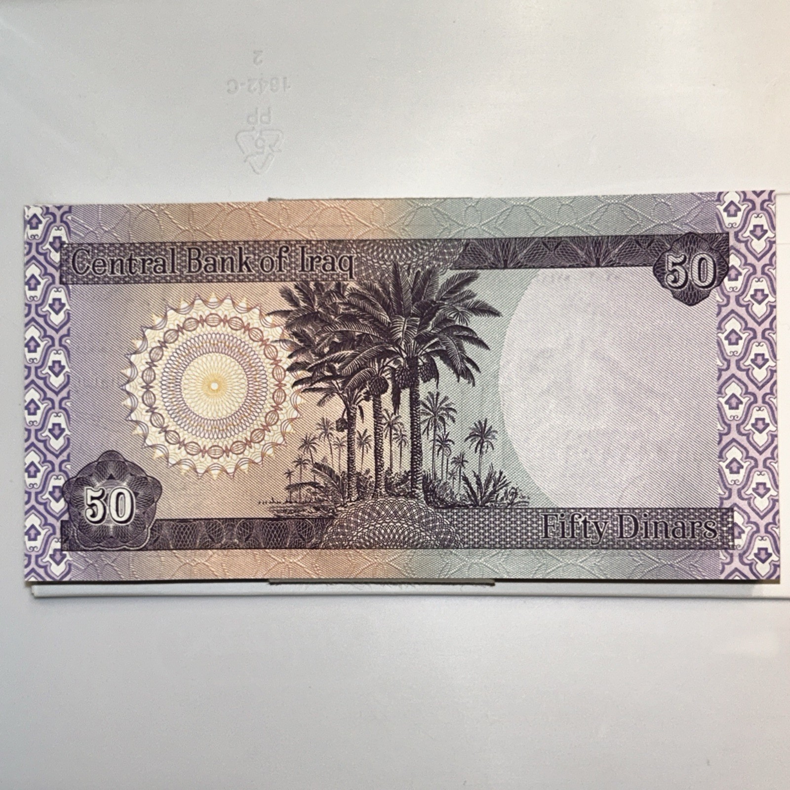 1-Original Operation Iraqi Freedom Era U.S. GI Bring Back Iraq 50 Dinars Bill VG