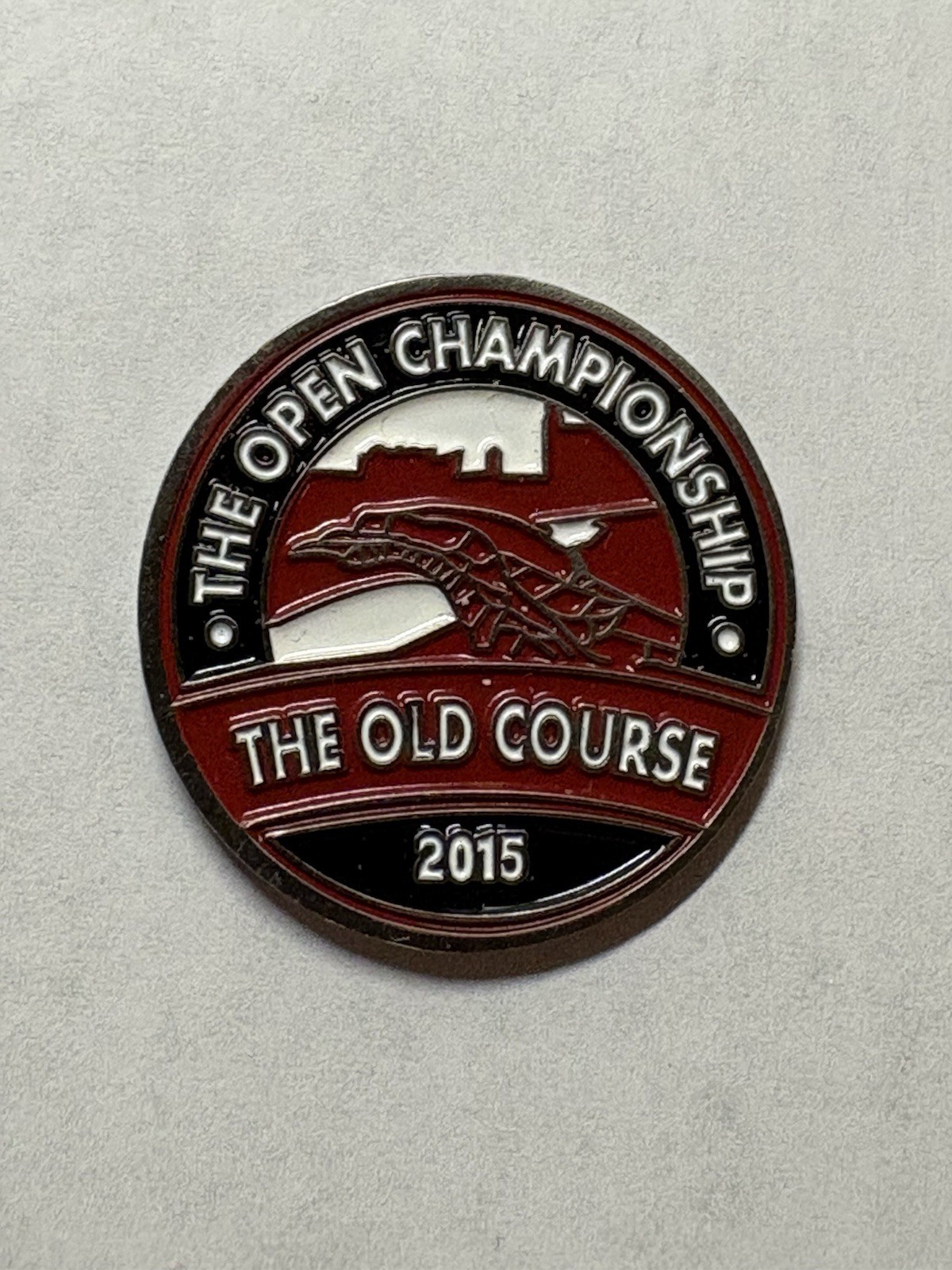 2015 Open Championship 1" Double-Sided Coin Golf Marker - St. Andrews Old Course