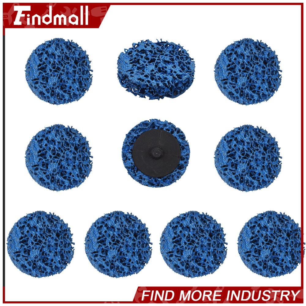 Findmall 10 Pack 2" Blue Quick Change Easy Strip & Clean Discs New