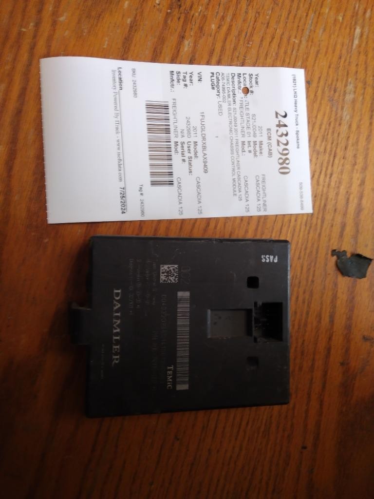 Replaces A06-74995-002 2011 FREIGHTLINER CASCADIA 125 CAB CONTROL UNIT MODULE ,