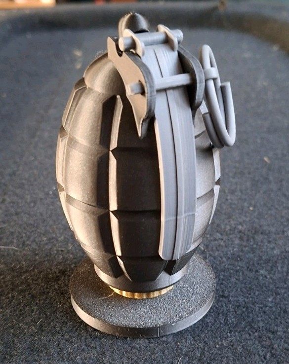 Lee Enfield World War 2 3D Printed SMLE Grenade & Launcher Mills Boml no 36