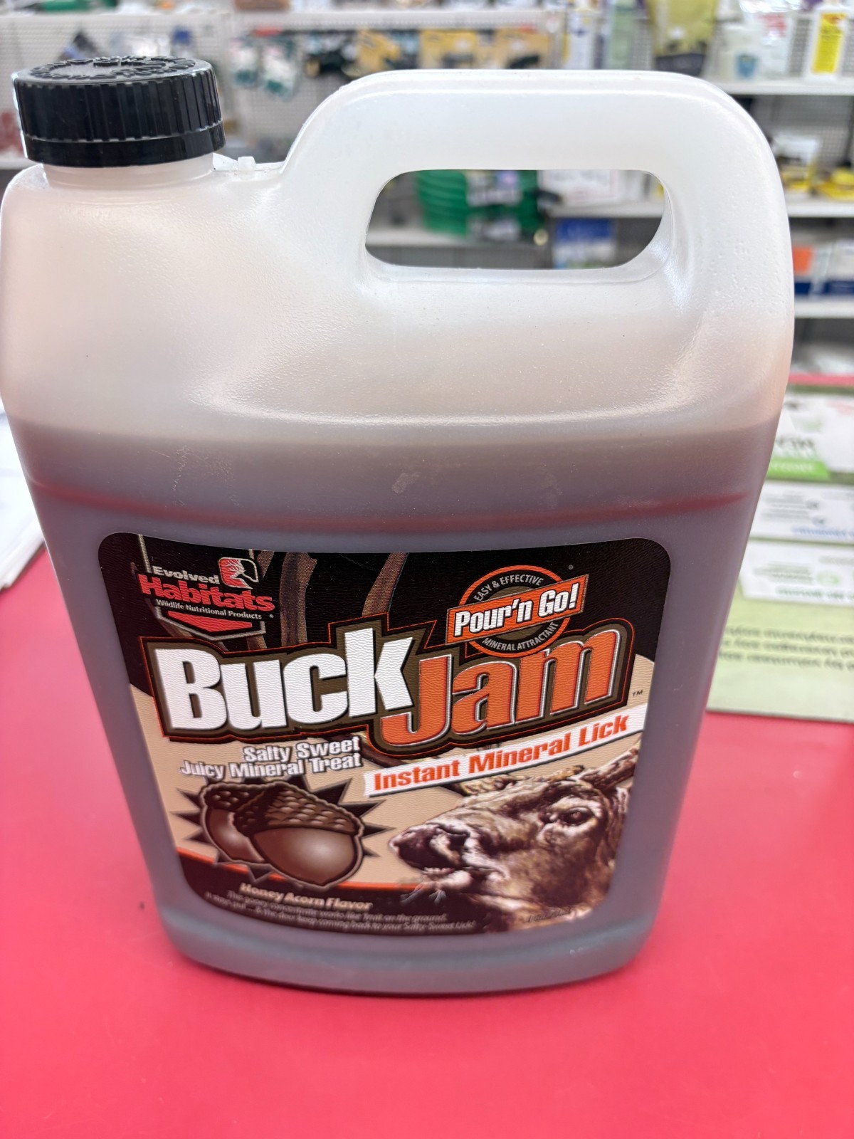 EVOLVED HABITATS BUCK JAM ( HONEY ACORN FLAVOR ) ( 1 GALLON )