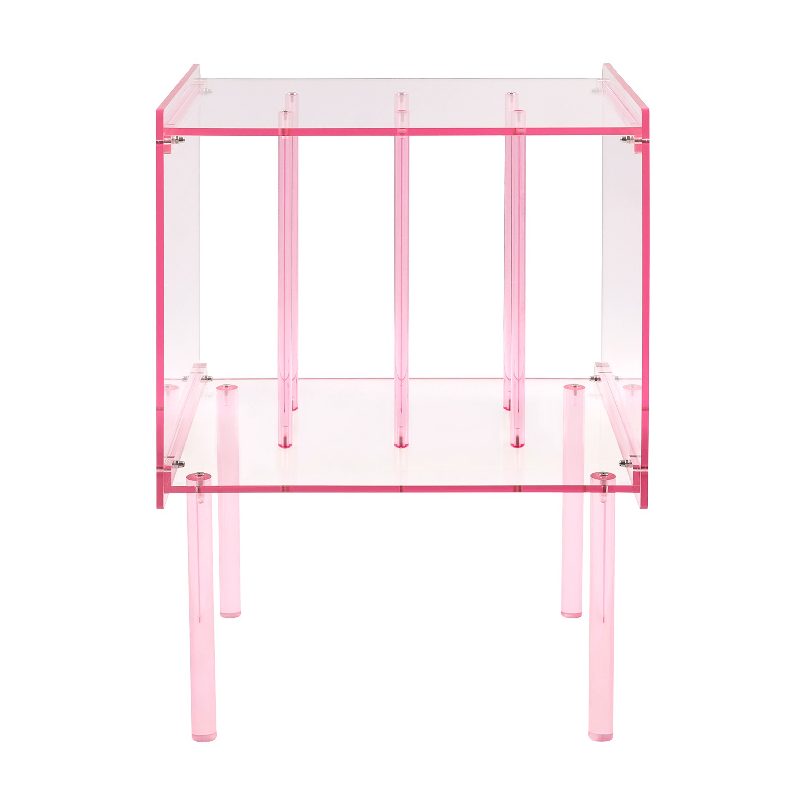Acrylic Side Table Acrylic Record Player Stand Record Player Stand with Storage