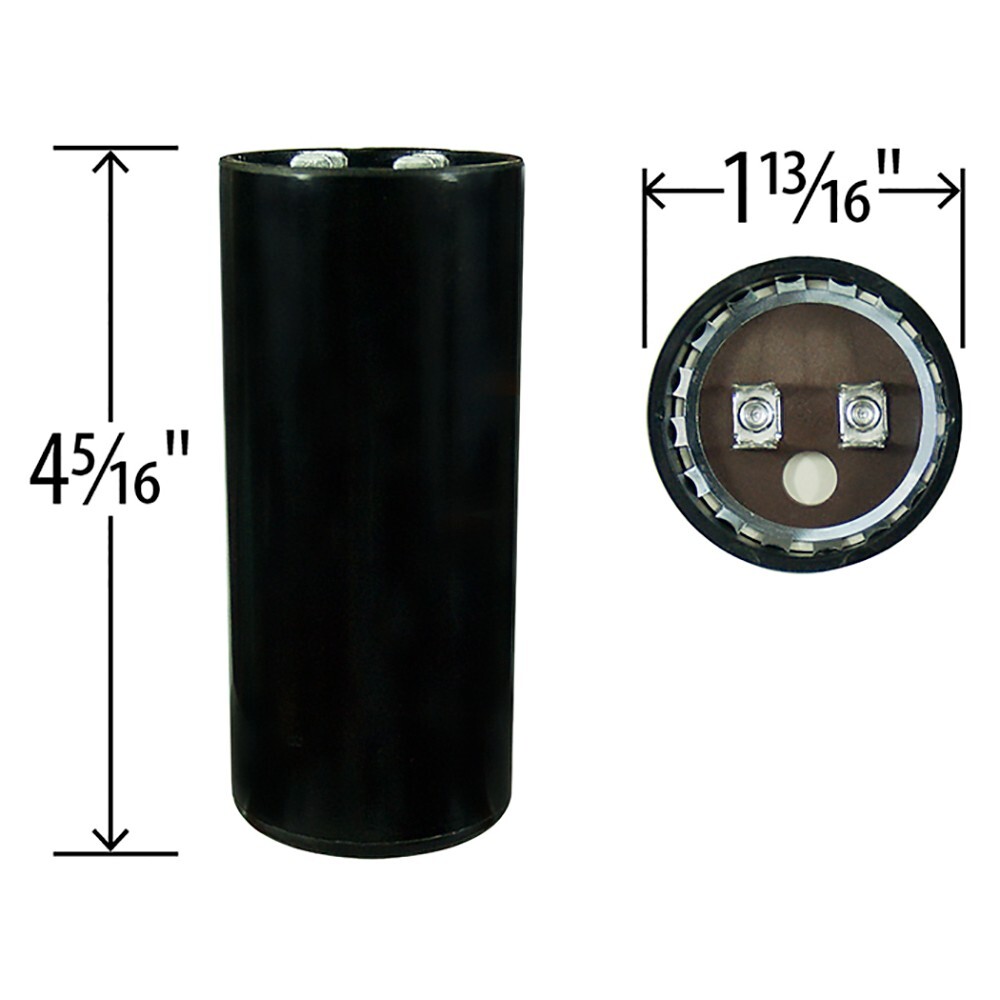 189-227 uF/MFD 330 VAC Start Capacitor replaces NGM 61B5D330189NCNG 11968