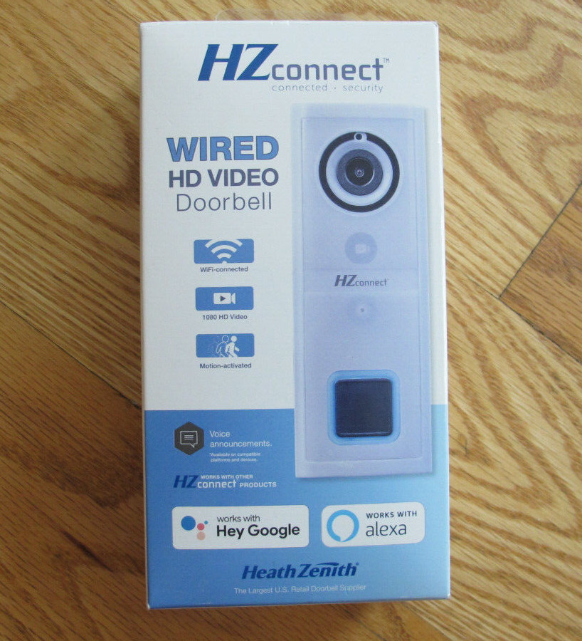 Heath/Zenith HZconnect Plastic Wired Smart Doorbell Motion Sensor