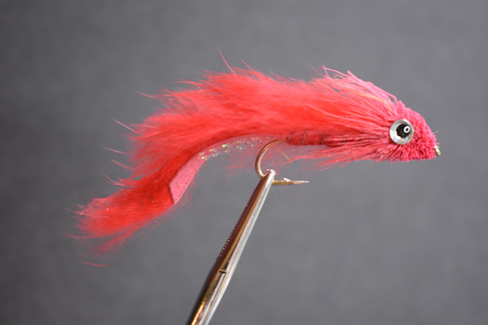 SOLID RED DUNGEON Streamer Fly Fishing Fly Flies, 1 Fly You Choose Size