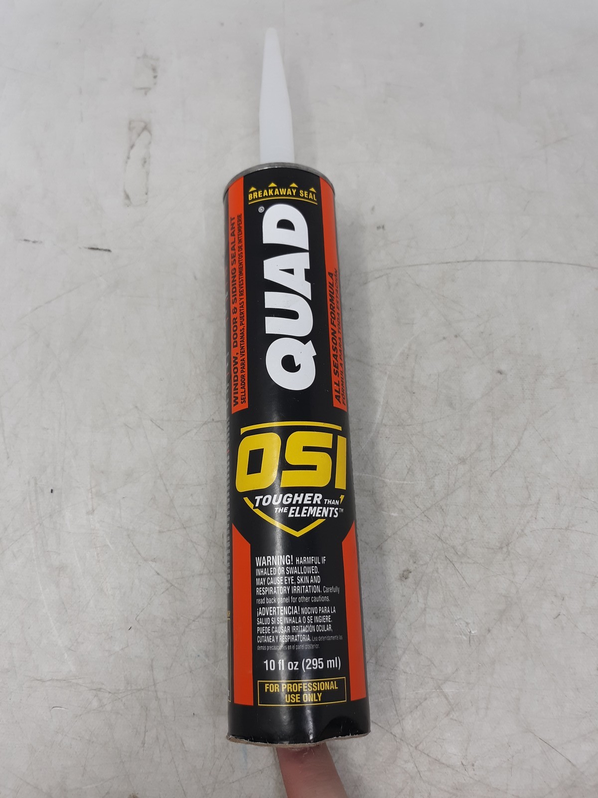 OSI QUAD All Season Sealant – Evergreen Fog #733 – 10 oz Tube