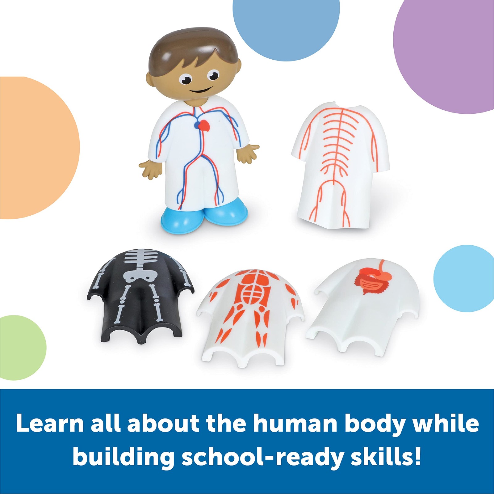 Learning Resources Skill Builders! Human Body Activity Set - Anatomy One Size