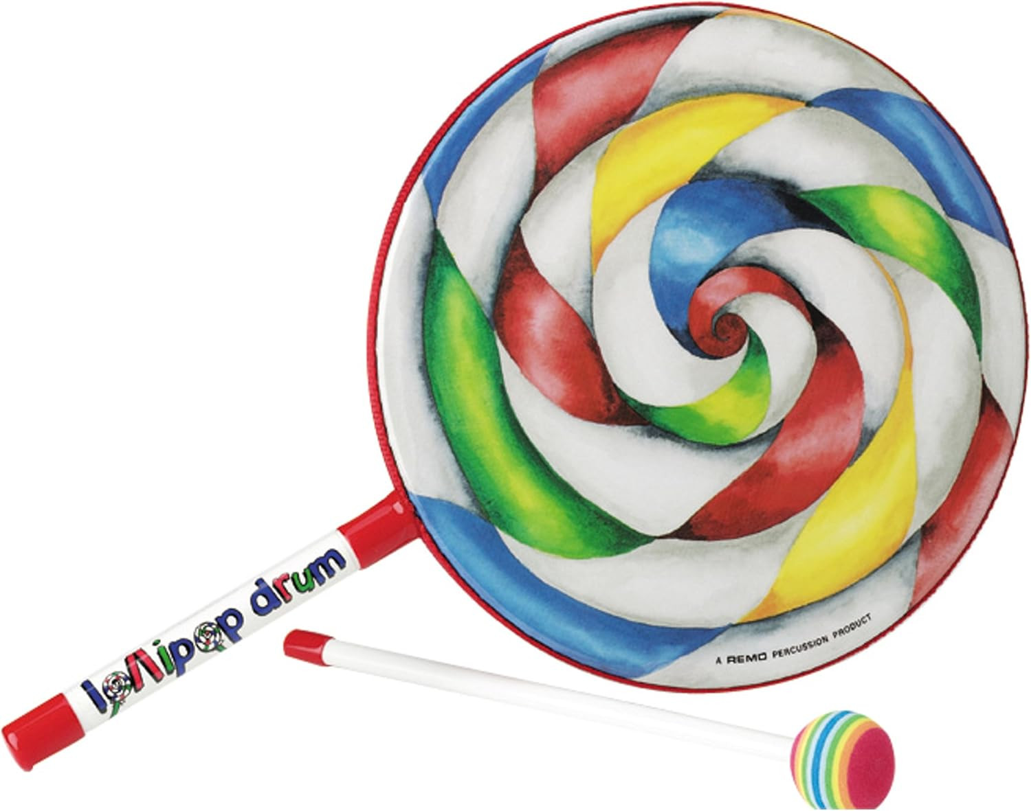 ET-7108-00 Kids Percussion Lollipop Drum, 8"