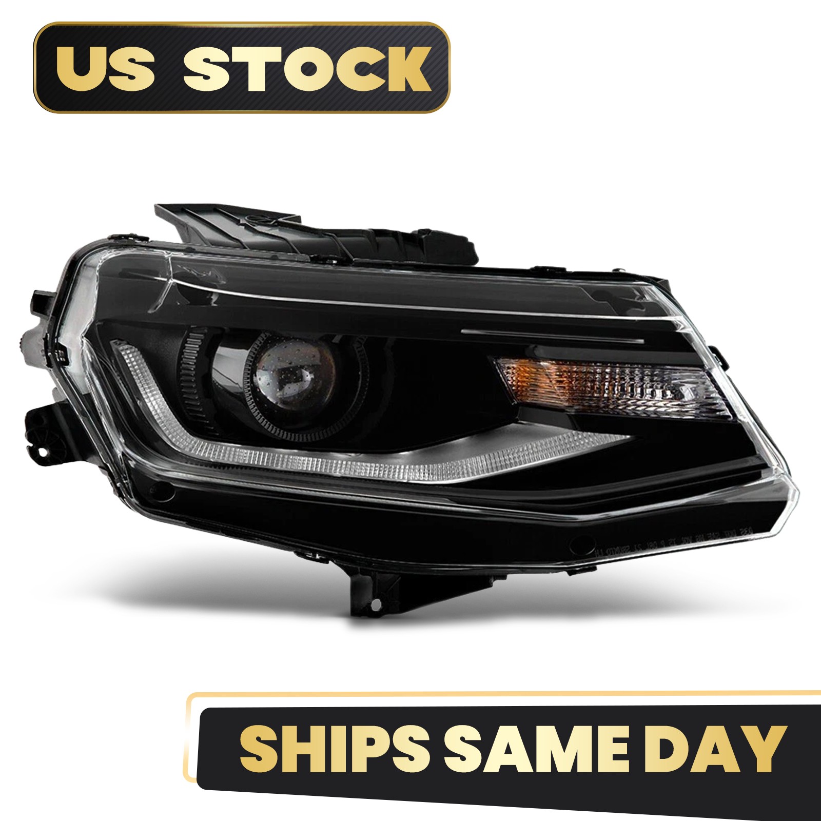 For 2016-2024 Chevy Camaro HID Headlight w/Bulb Ballast Right Passenger Side