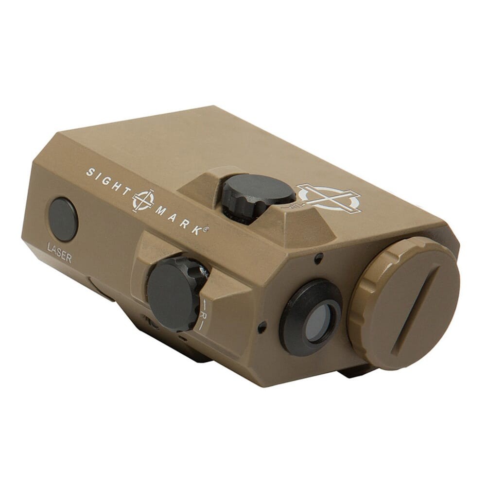 Sightmark LoPro Mini Green Laser Sight, Dark Earth, 600 Yard Range (SM25016DE)
