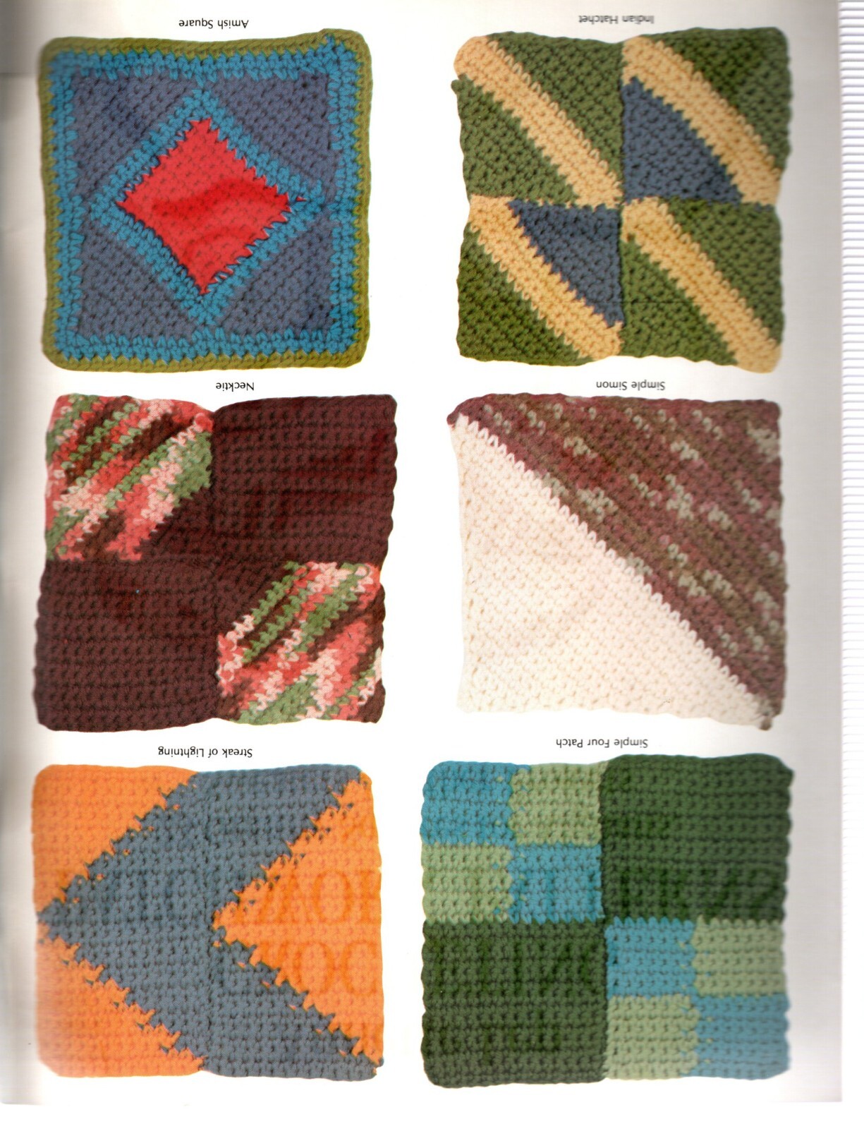 Annette Lep CROCHETING PATCHWORK PATTERNS Afghans+ Crochet Pattern Booklet