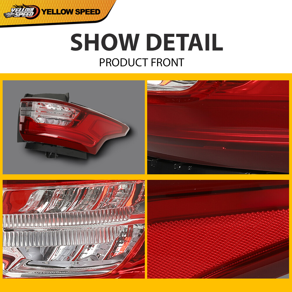 Fit For 18-21 Chevrolet Traverse Passenger Side RH LED Right Tail Light Outside