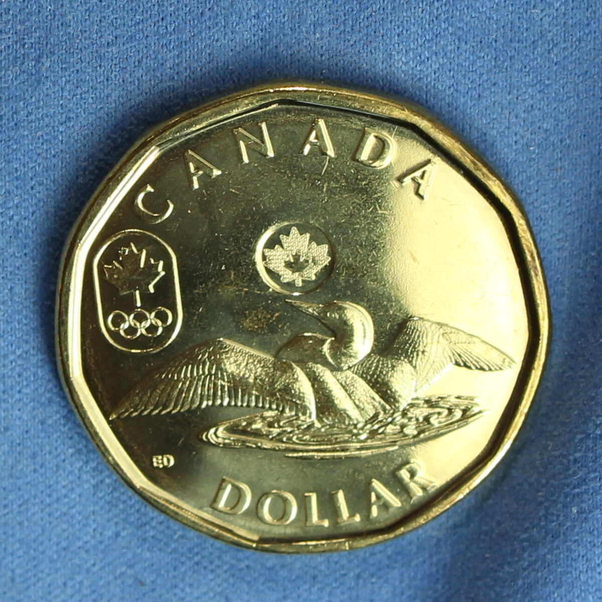 Canada 2012 Loonie from a Mint Roll - Special Olympic Lucky Loonie Reverse