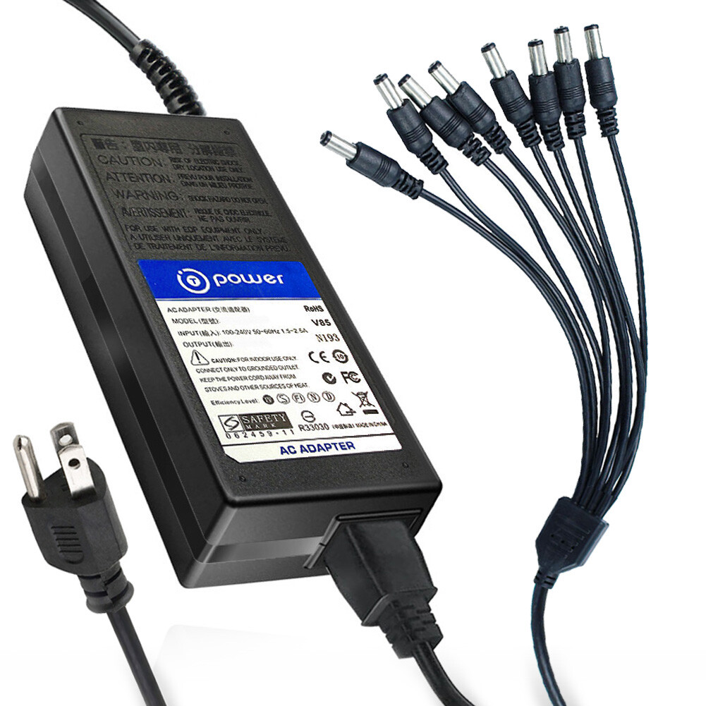 AC Adapter for Lorex FLIR 4CH & 8CH + 8 Split CCTV Security Camera Power Supply