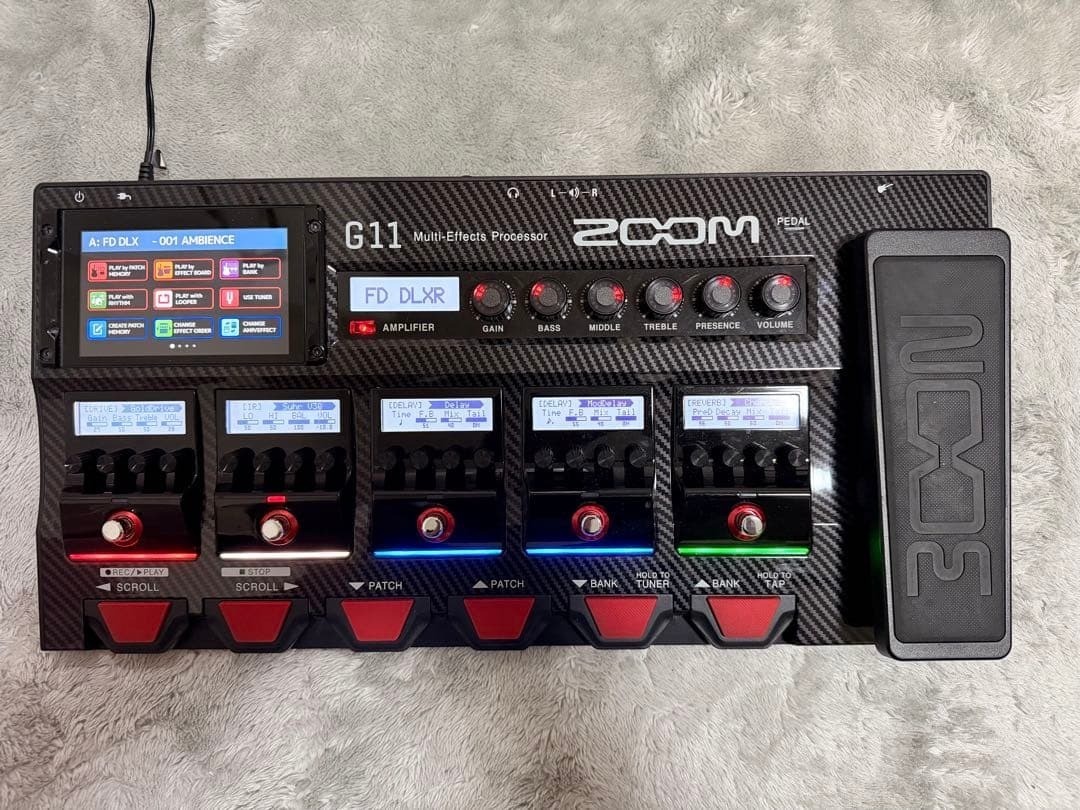 ZOOM G11 Guitar Multi-Effects Pedals Processor