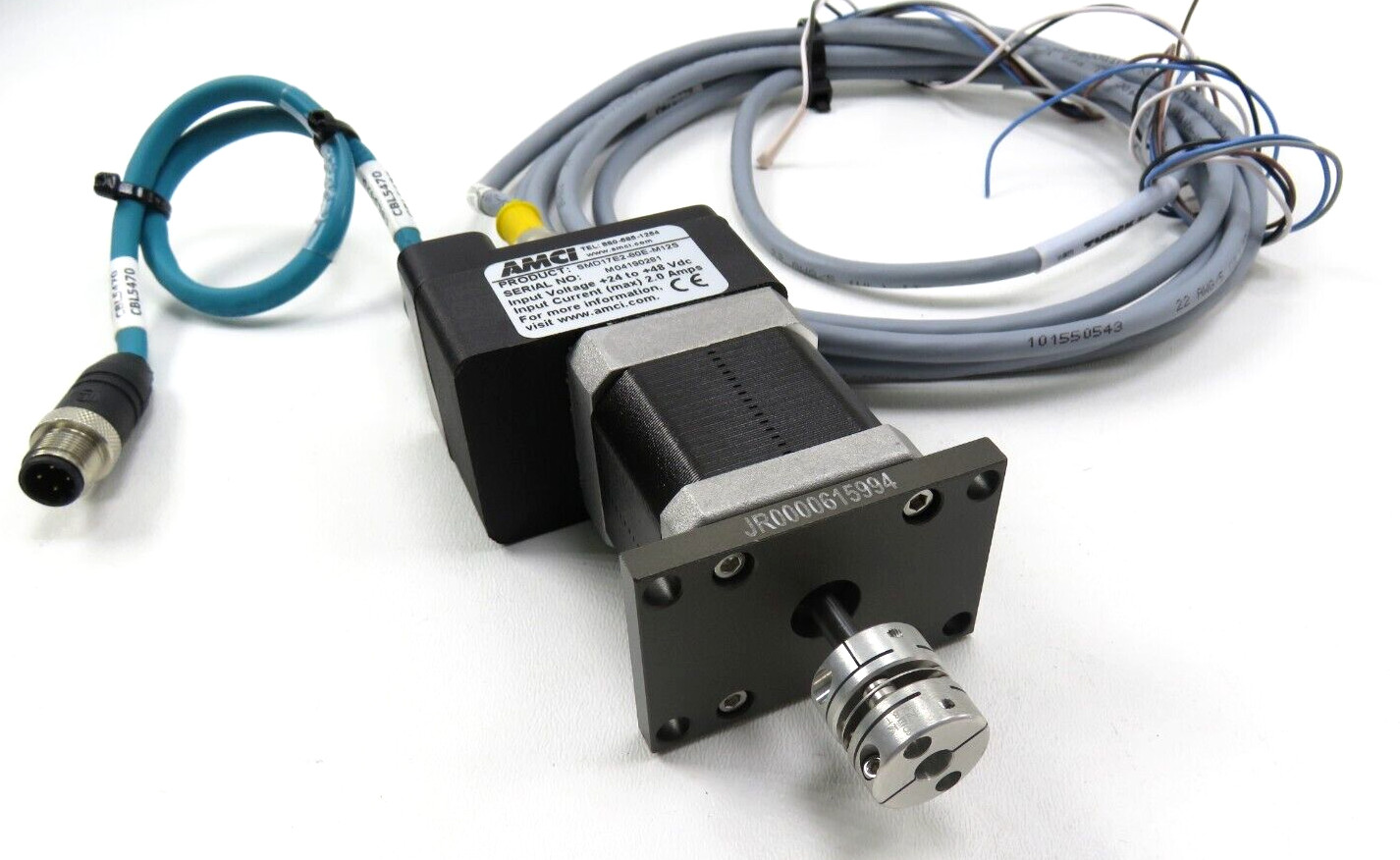 AMCI SMD17E2-80E-M12S Integrated Stepper Motors w/ U-58271 RK 4.5T-5/CS12047