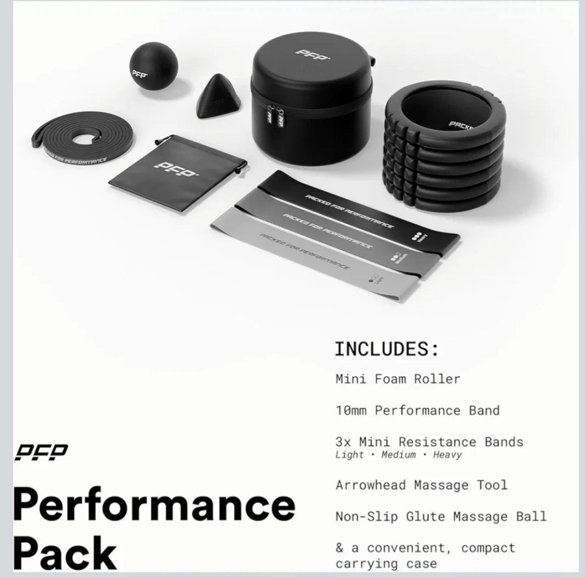 6 PC. New PFP Workout Set - In Hard Shell Case