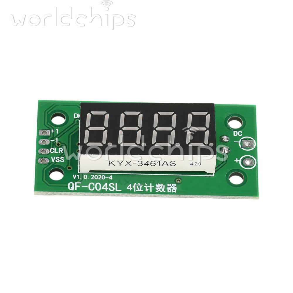 1/5/10PCS DC4-40V 0-9999 Digital Counter Module With Power Cut Memory Function
