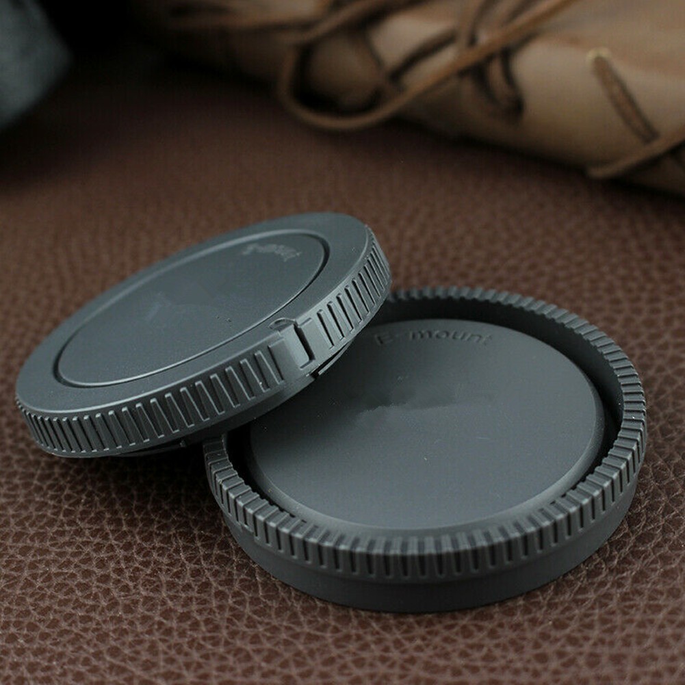 Replacement Camera Body Front Cap+Rear Lens Cap For Sony A5000 ILCE-A7 A6400 A7S