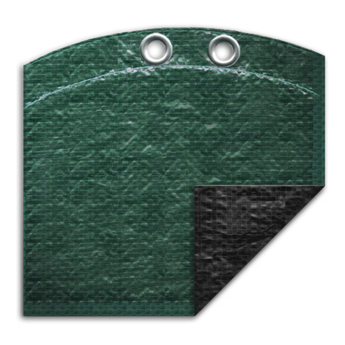 18' x 40' Oval Above Ground Swimming Pool Winter Cover 10 Year - Green
