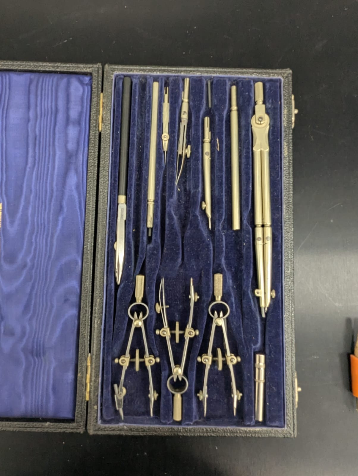 VINTAGE Drafting technical drawing set West & partners westminster Riefler