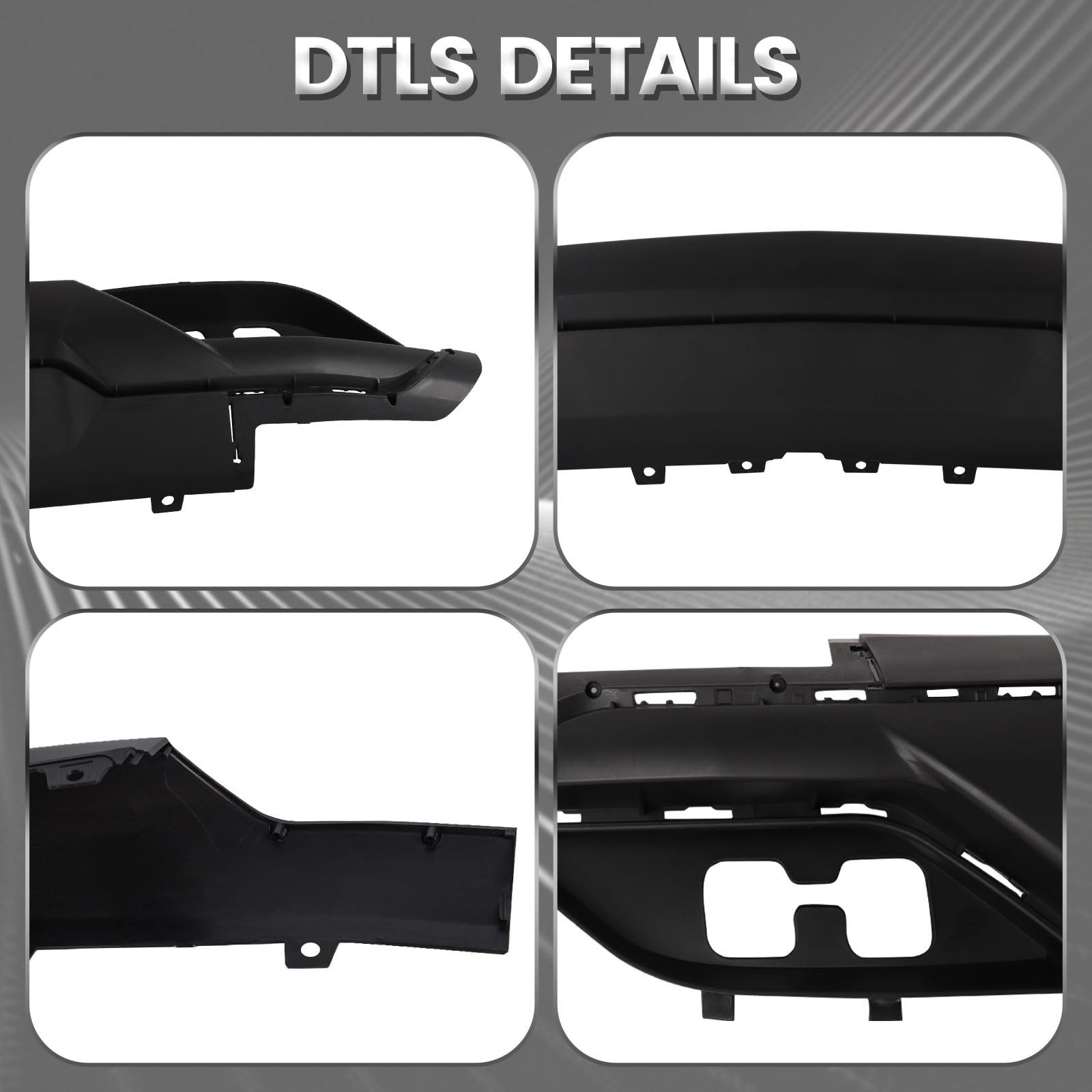 Front Bumper Lower Valance Compatible with Chevrolet Chevy Silverado 2016-201...
