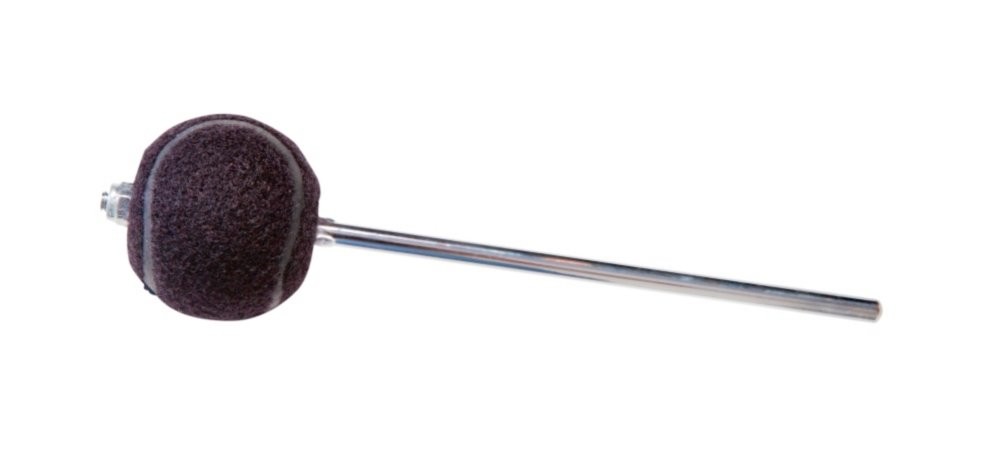 ZJTL KT-TBB Silent Strike Bass Drum Beater, Black,Silver