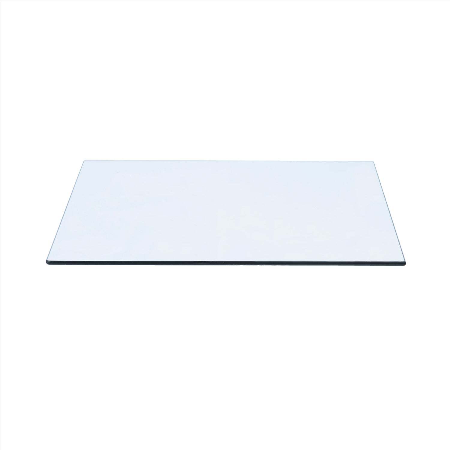16" x 30" Rectangle Tempered Table Protector By Spancraft Glass