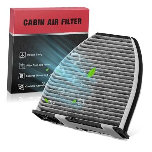 Cabin Air Filter with Activated Carbon Compatible with Mercedes 1PCS 49357