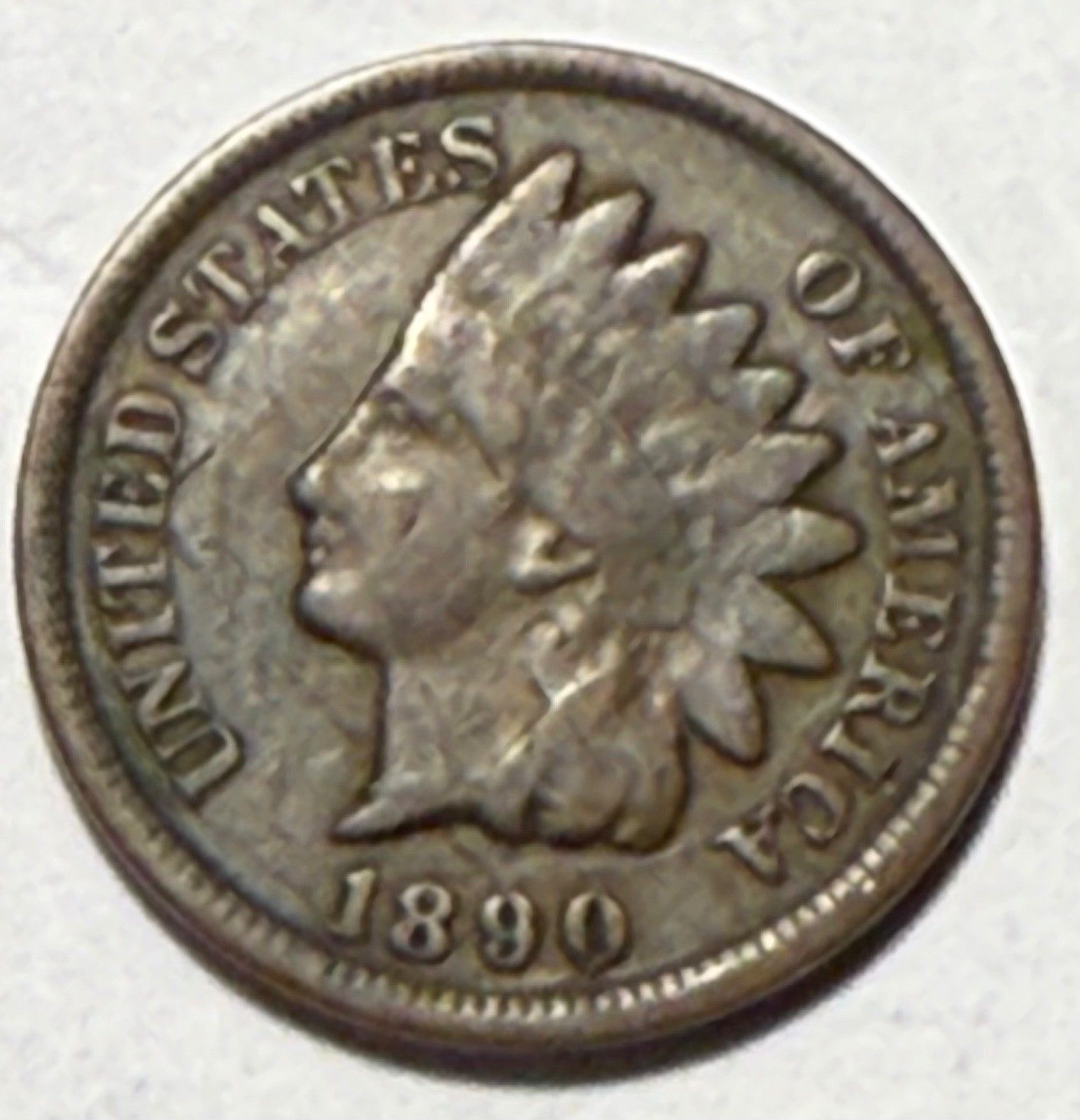 1890 indian head cent