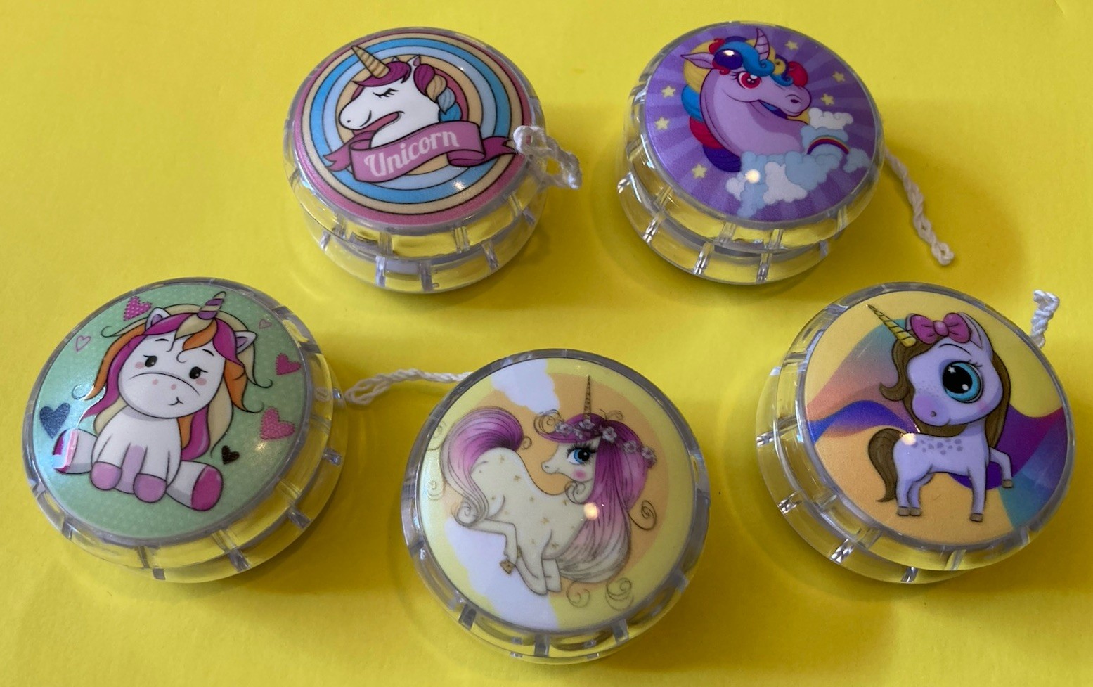 Unicorn Yo-Yo Lot Of 5 Kids With A Modern Twist