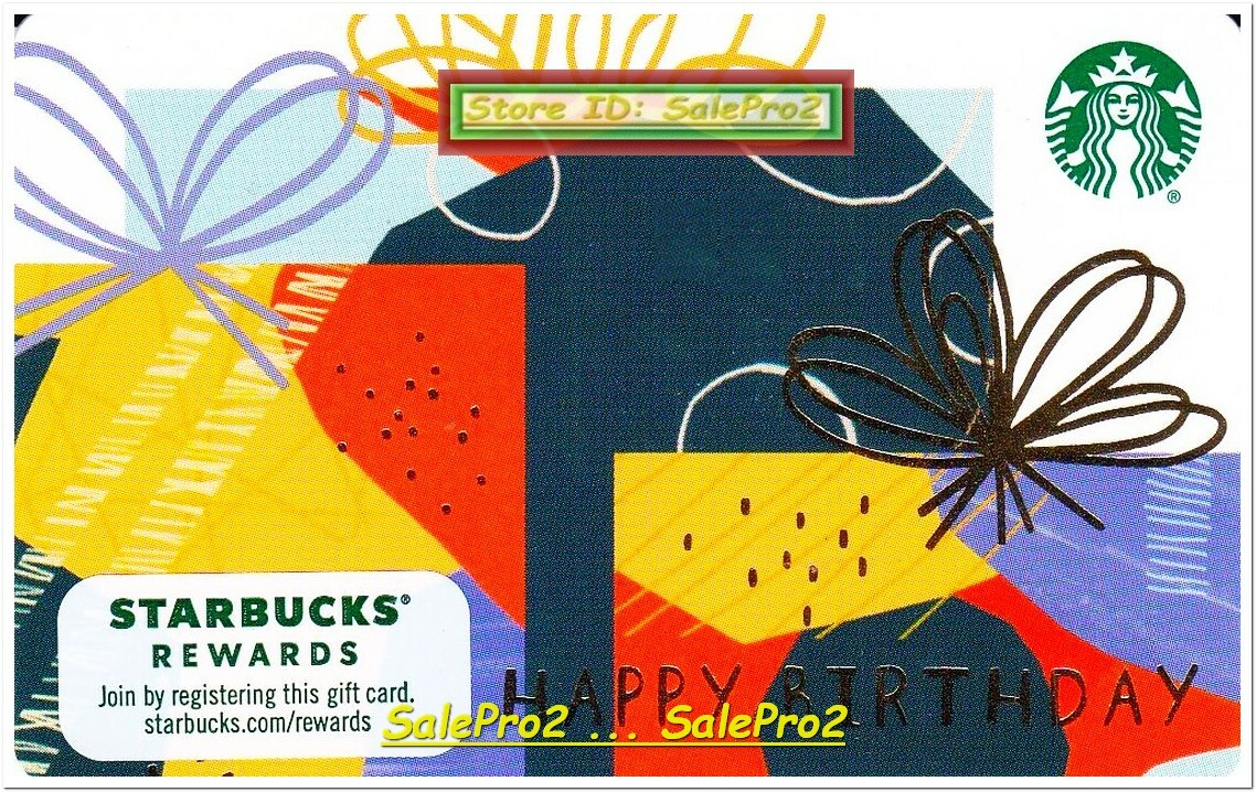 STARBUCKS COFFEE 2018 USA ' HAPPY BIRTHDAY ' #6154 COLLECTIBLE GIFT CARD