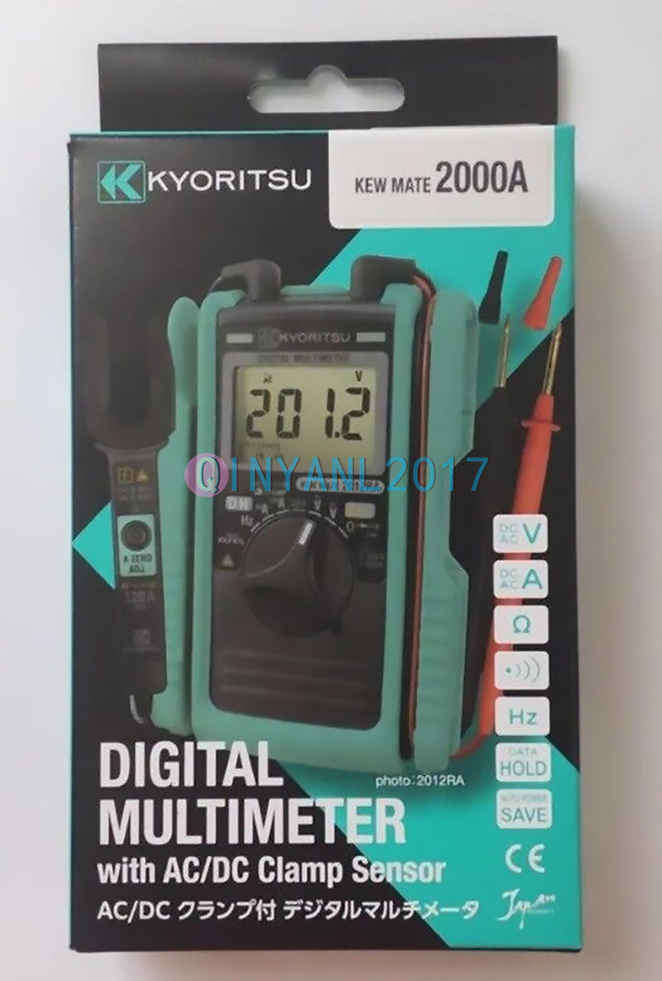 1PCS  Kyoritsu 2000A Digital Multimeter AC/DC Clamp Tester Brand New
