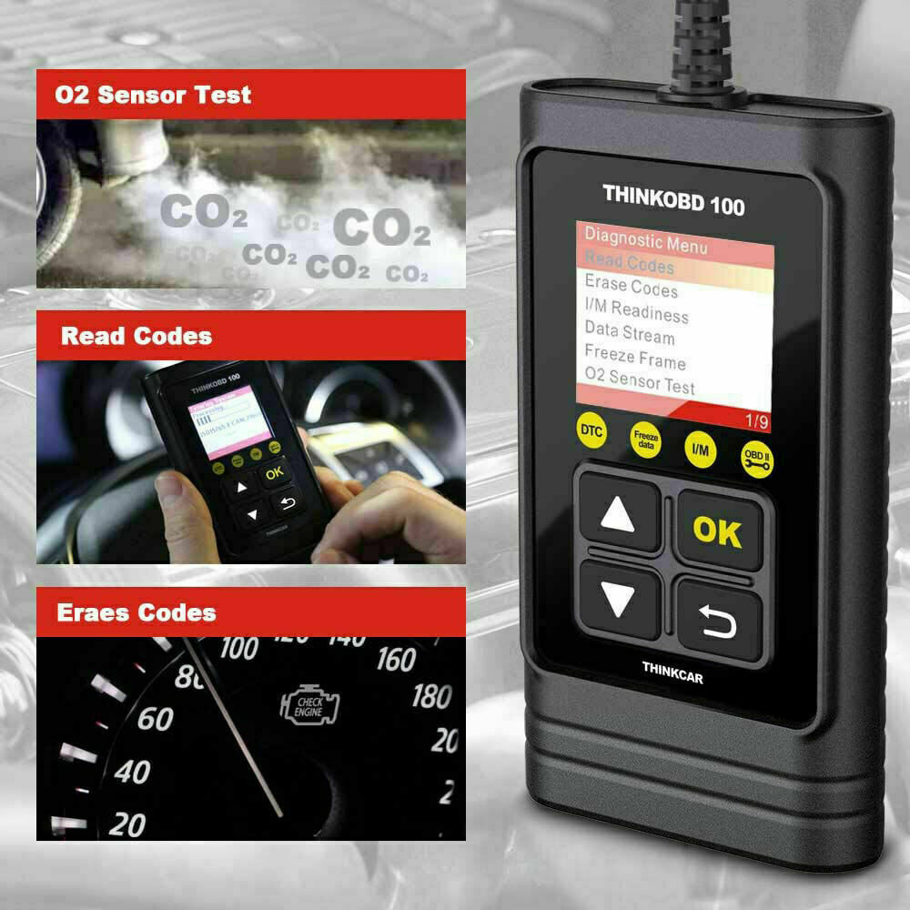 THINKCAR Full OBD2 Car Engine Code Reader THINKOBD100 Diagnostic Auto Scan Tool