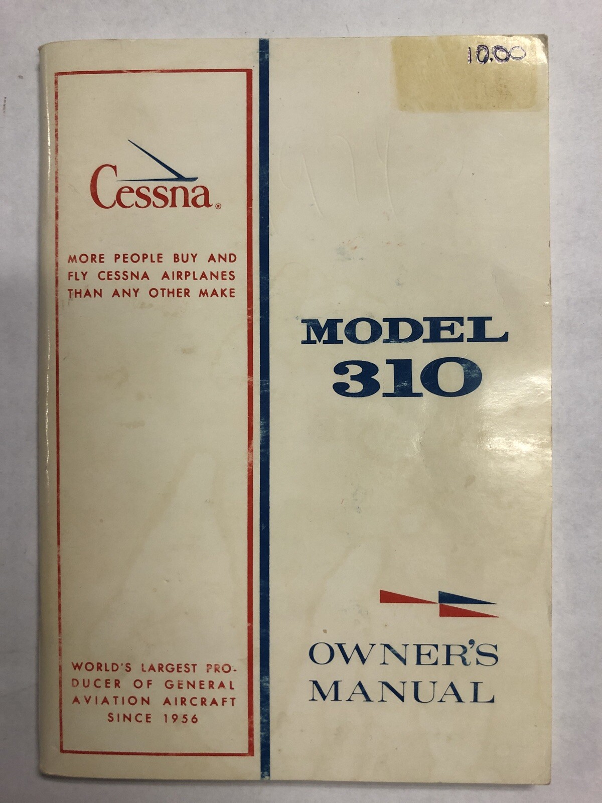 Cessna 310 1974 Owner's Manual - Original