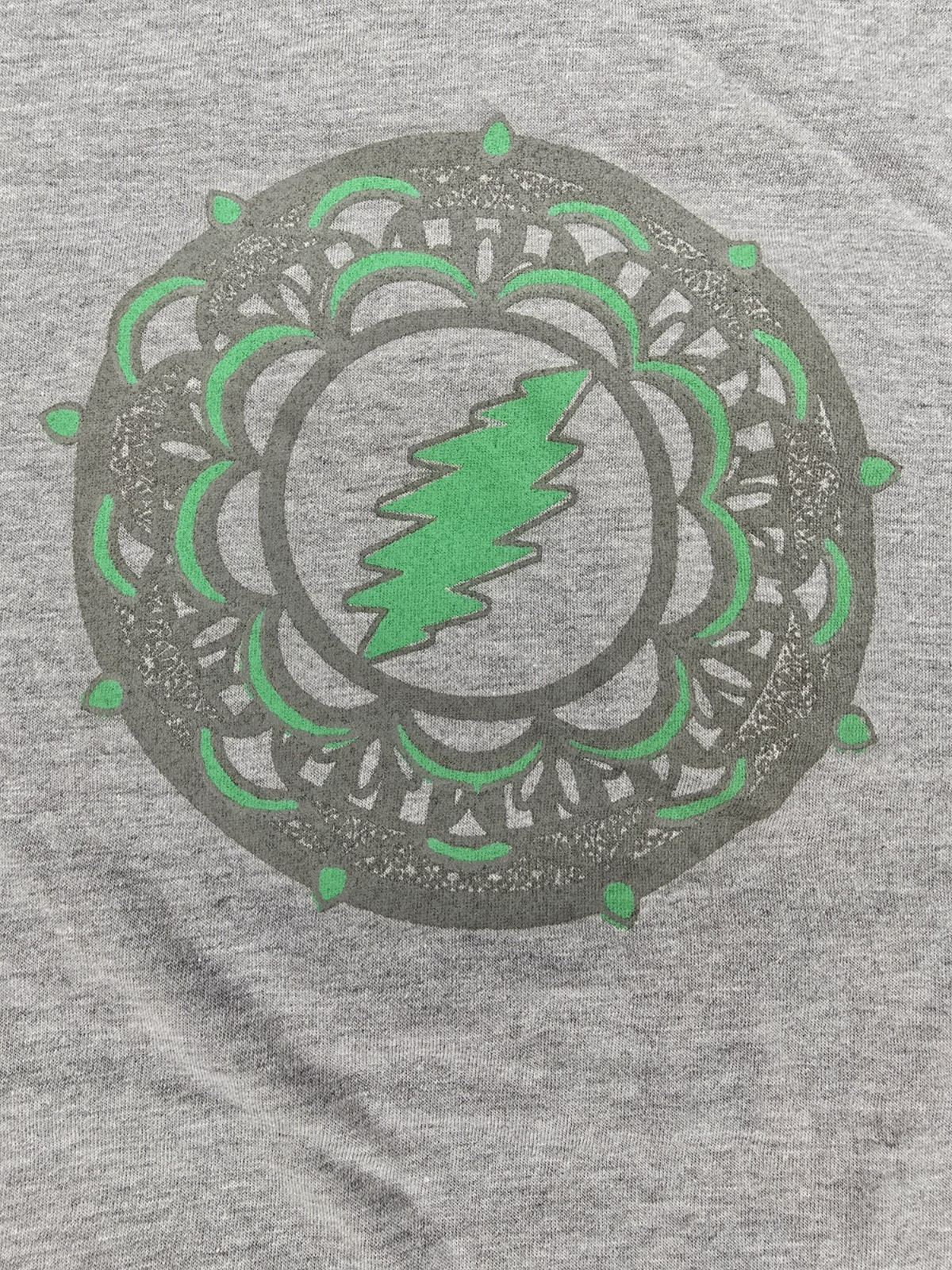 Dead and Company Light Grey Shirt Bob Weir John Mayer Size Small Lightning Bolt